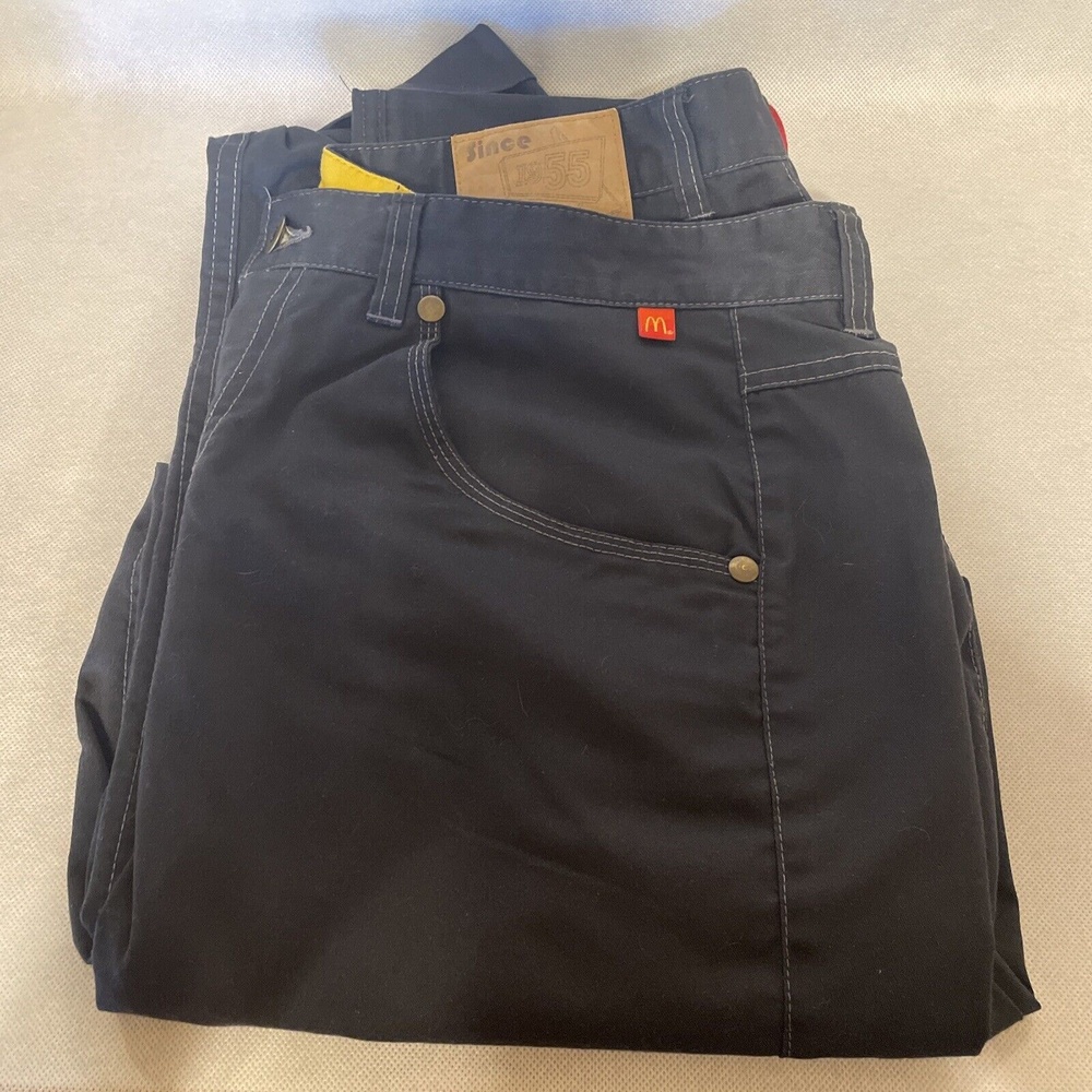 McDonalds Timeless Elements Work Uniform Crew Pants Mens 34 x 32